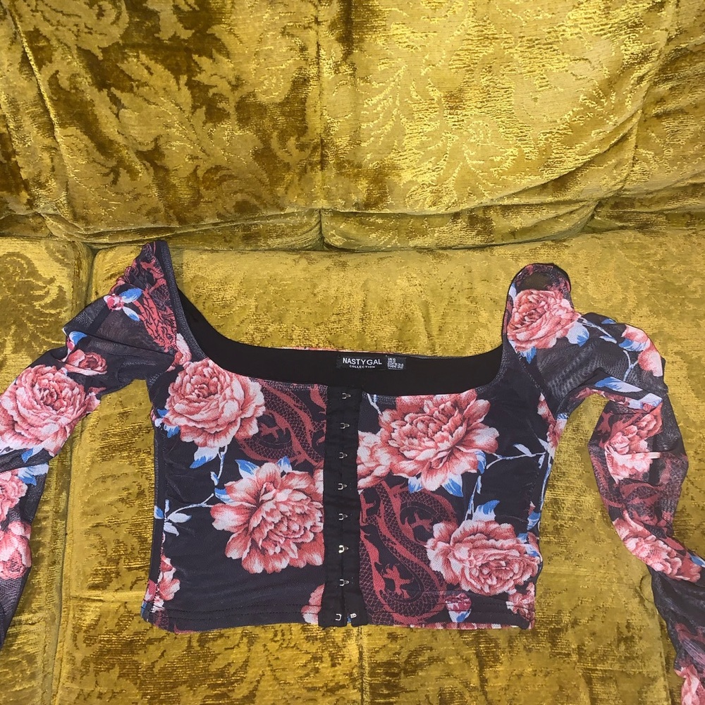 Girl with the Dragon Mesh Top. Brand NEW NEVER WORN